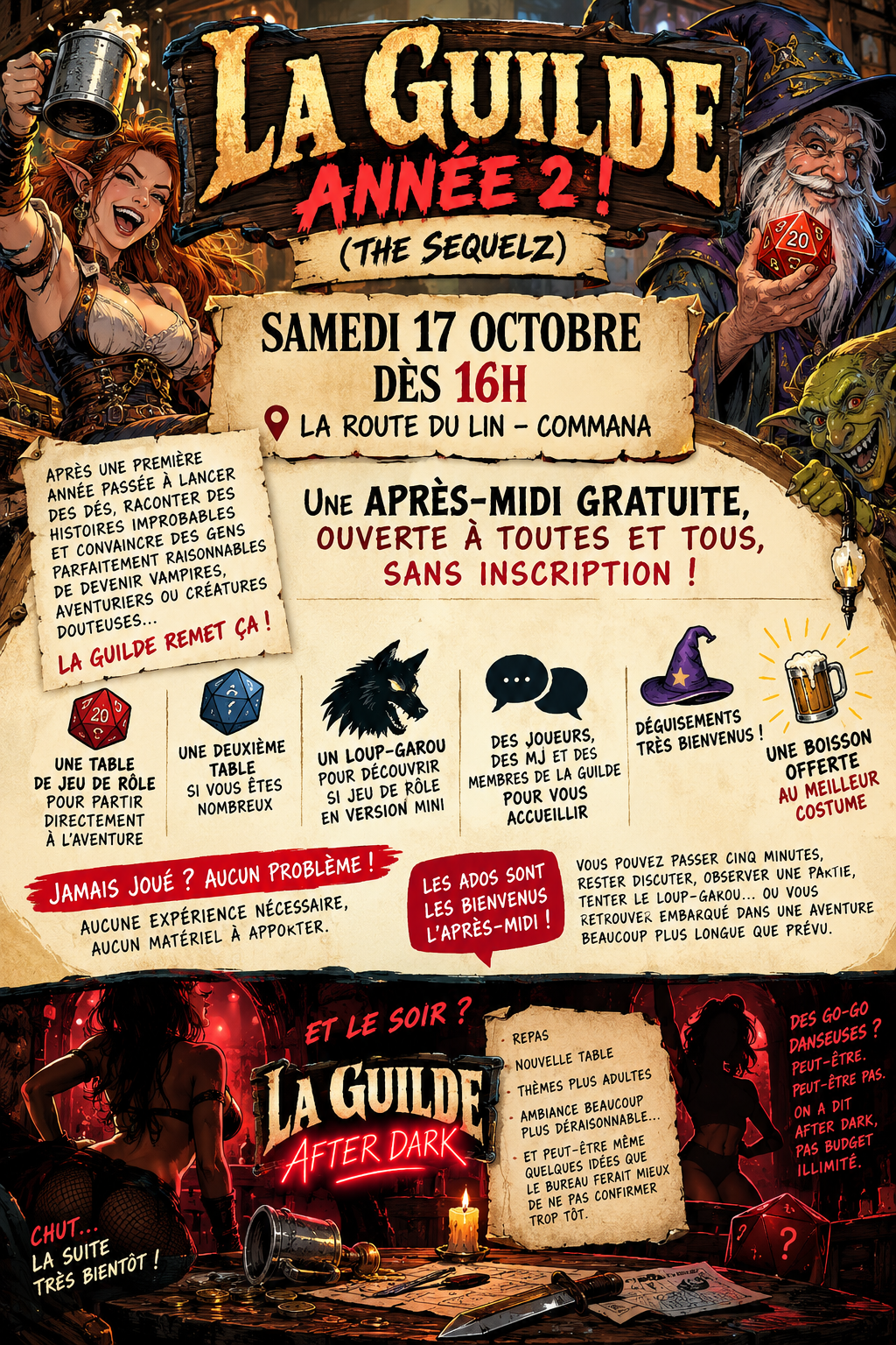 Affiche La Guilde, année 2